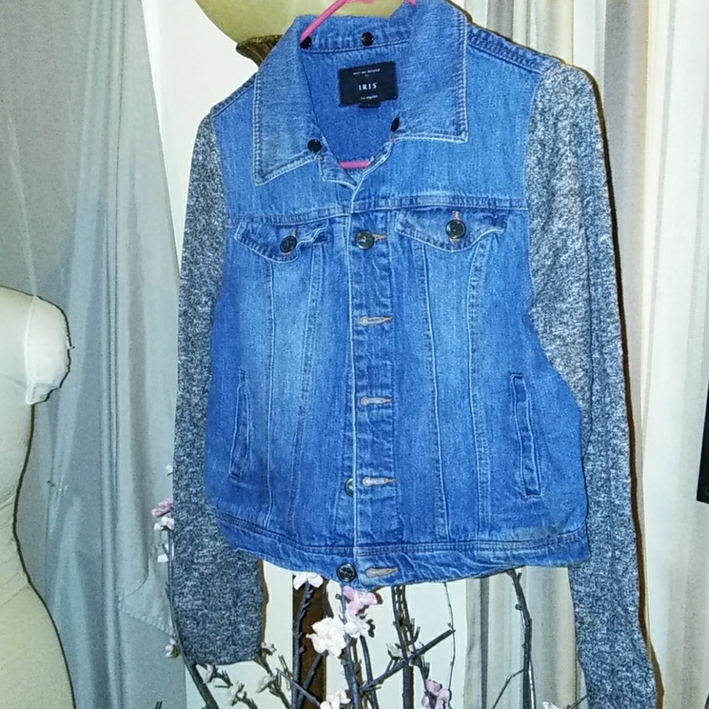 Jean Sweater Sleeve Kids Jean Jacket